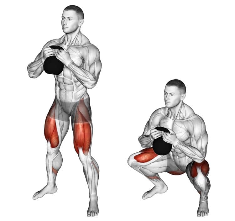 Kettlebell Sumo Squat Muscles Worked