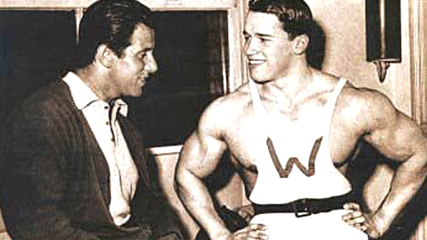 Reg Parks With Arnold