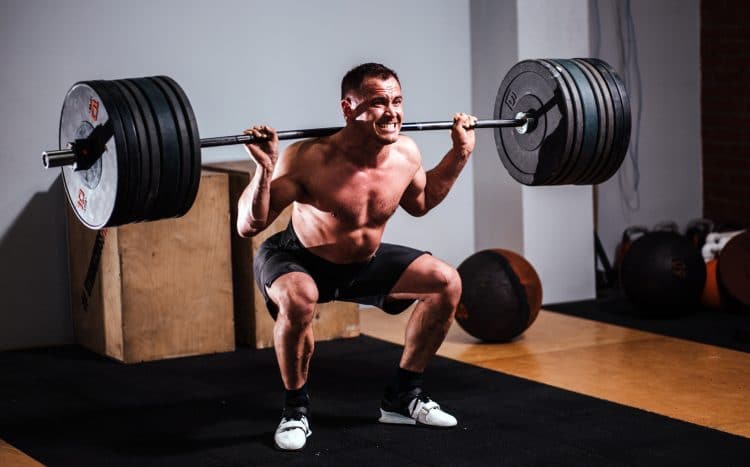 Training Squats With Barbells